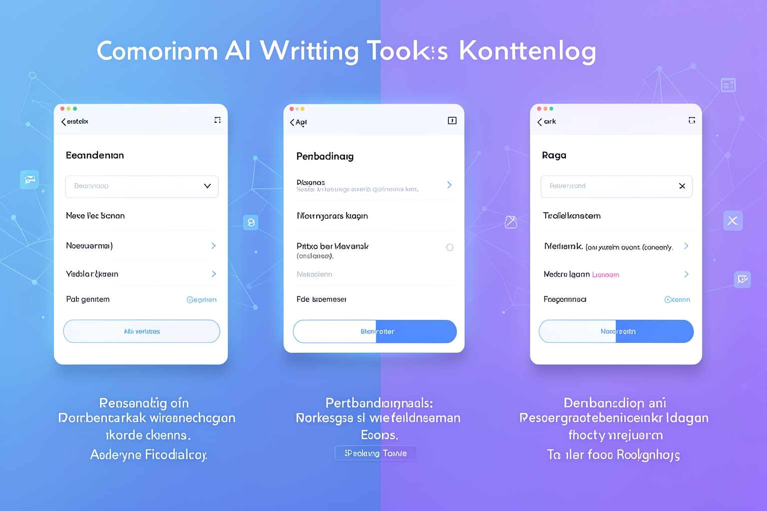 Perbandingan Alat Penulisan AI untuk Konten Blog